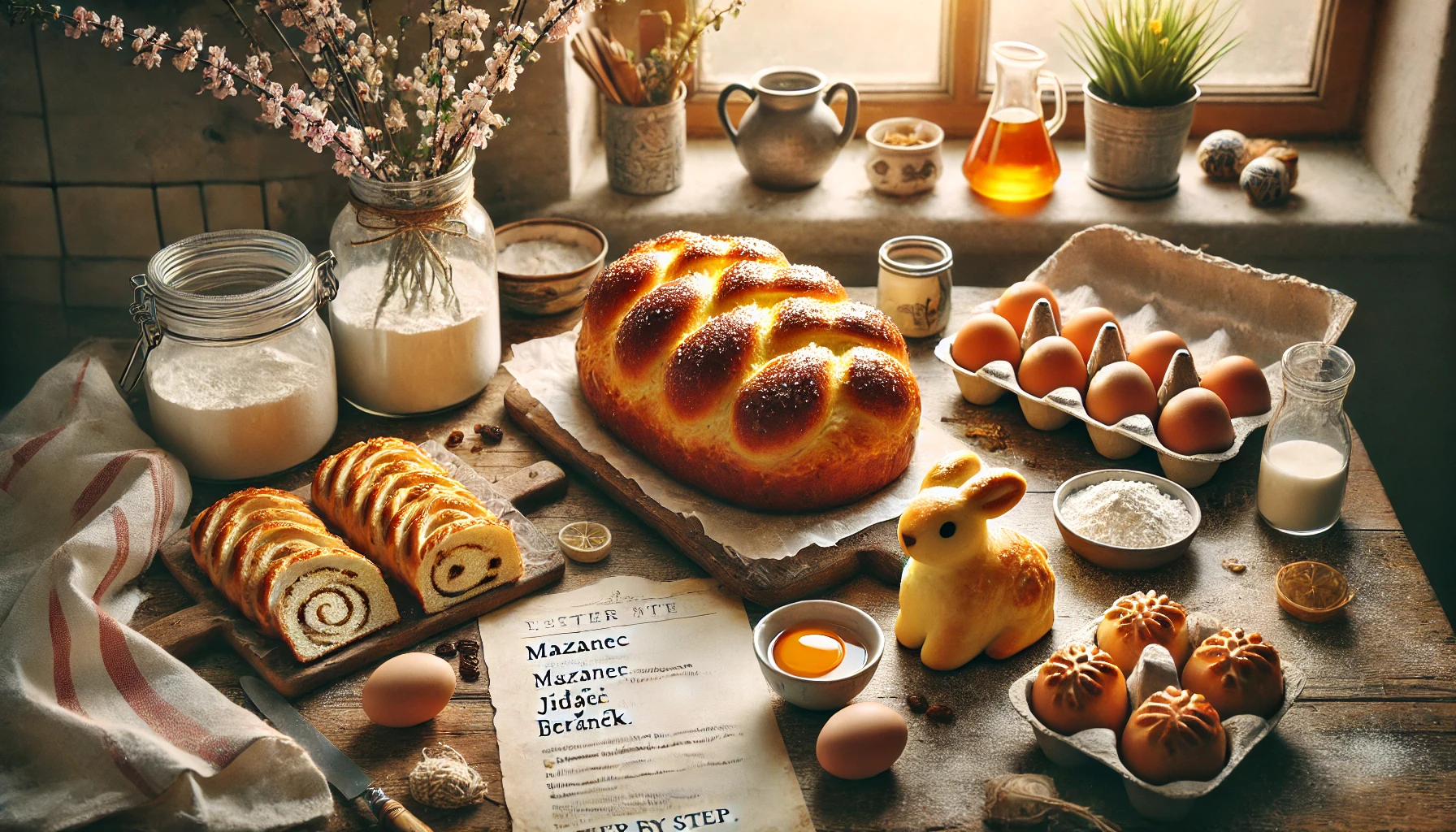 Přečtete si více ze článku Tradiční velikonoční pečivo: Mazanec, jidáše a beránek krok za krokem